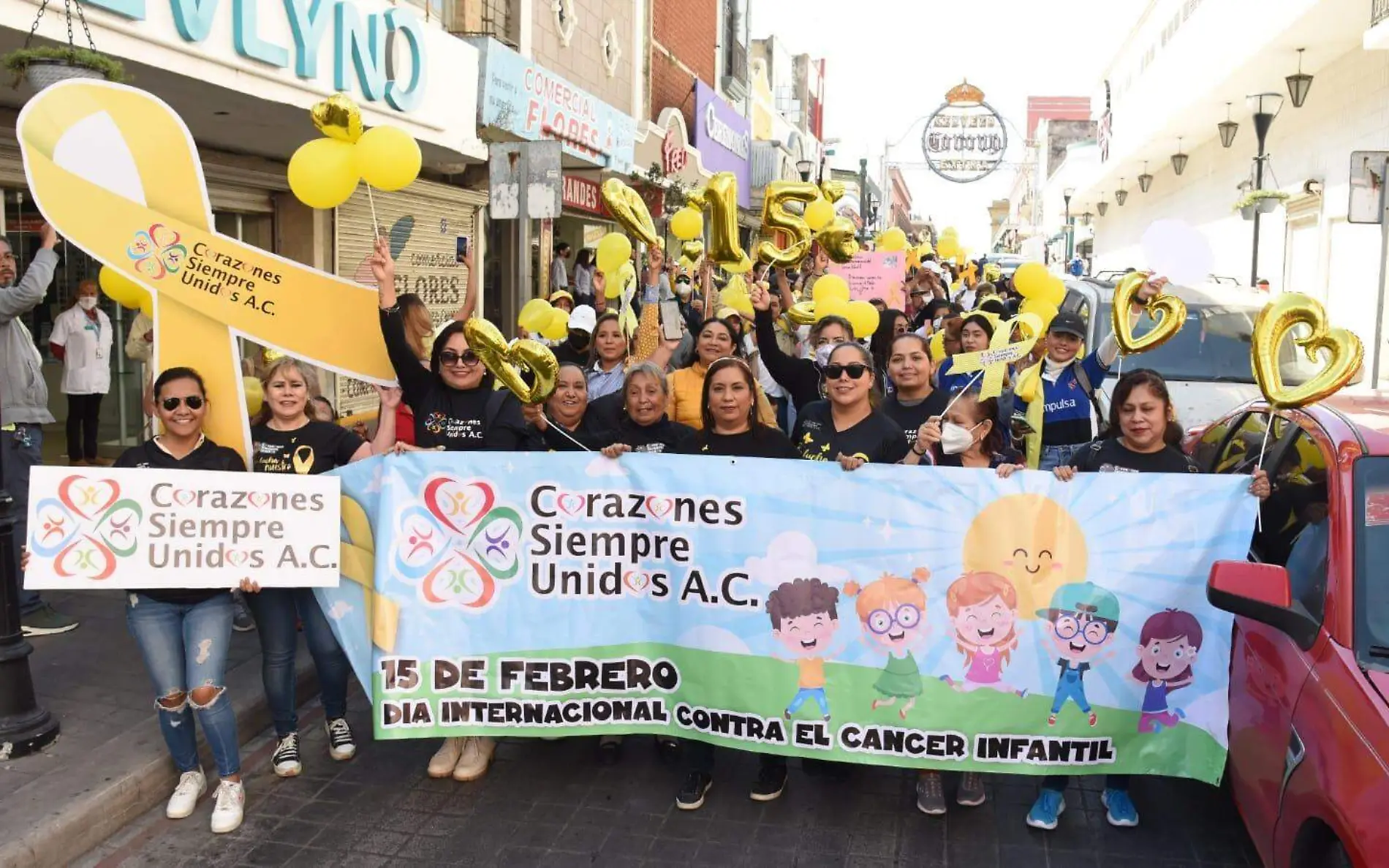 Con una megacaminata conmemoran el Día Internacional del Cáncer Infantil José Luis Tapia (1)